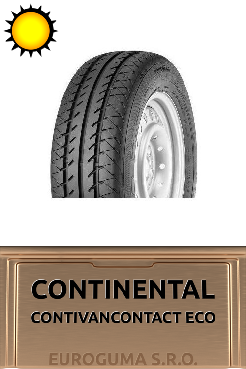 CONTINENTAL CONTIVANCONTACT ECO 215/75 R16C 116/114 T C