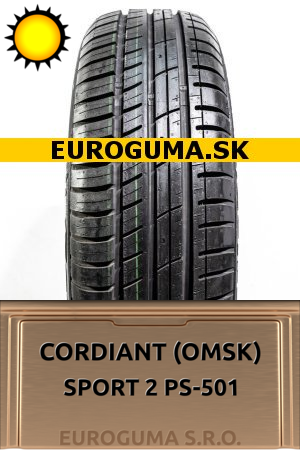 CORDIANT (OMSK) SPORT 2 PS-501 185/65 R14 86H DOT AKCIA