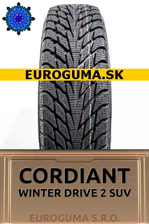 CORDIANT WINTER DRIVE 2 SUV 255/55 R18 109T 3PMSF DOT AKCIA