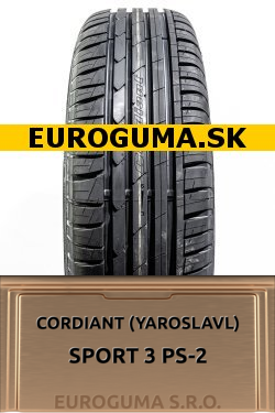 CORDIANT (YAROSLAVL) SPORT 3 PS-2 205/55 R16 91V DOT AKCIA