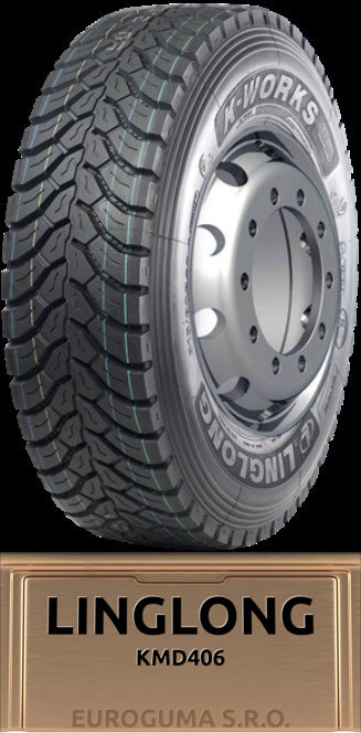 LINGLONG KMD406 315/80 R22,5 156/150(20PR) K 3PMSF M+S