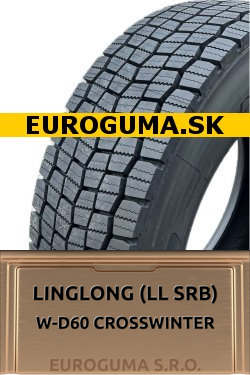 LINGLONG (LL SRB) W-D60 CROSSWINTER 315/80 R22,5 158/150(22PR) L/M 3PMSF