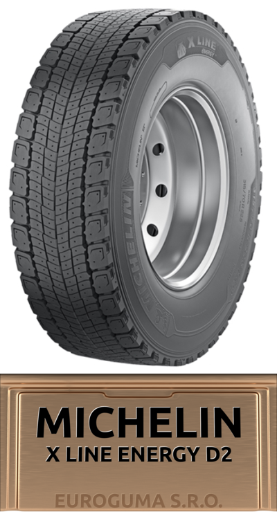 MICHELIN X LINE ENERGY D2 315/70 R22,5 154/150 L 3PMSF M+S
